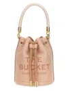 Marc Jacobs The Bucket Leather Top Handle Bag In Pink