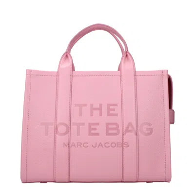 Marc Jacobs Handbags The Tote Pink Leather And Ribbon