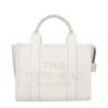 Marc Jacobs The Leather Medium Tote Bag In White