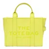 Marc Jacobs The Leather Medium Tote Bag In Yellow