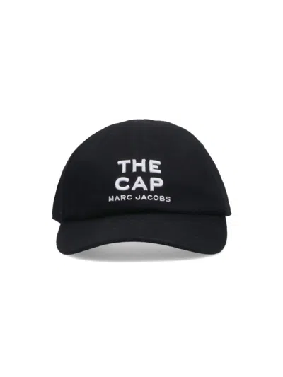 Marc Jacobs Casual Hat Curved Brim In Black