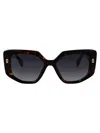 Marc Jacobs Havana Acetate Sunglasses In Brown