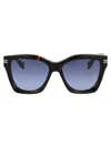 Marc Jacobs Tortoiseshell Square-frame Sunglasses In Brown