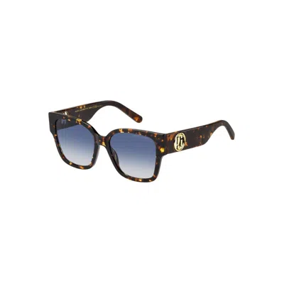 Marc Jacobs Havana Acetate Sunglasses In Multi