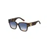 Marc Jacobs Havana Acetate Sunglasses In Brown