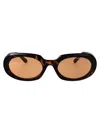 Marc Jacobs Havana Acetate Sunglasses In Brown