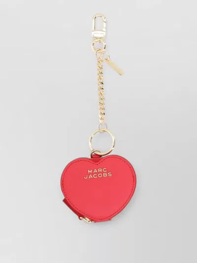Marc Jacobs Heart Bag Accessory Chain Gold Hardware In Red