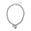 Marc Jacobs Heart Balloon Pave Necklace