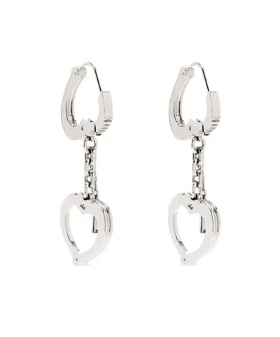 Marc Jacobs Heart Handcuff Earrings In Pattern