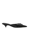 Marc Jacobs The Emma Kitten-heel Mules In Black
