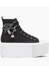 Marc Jacobs High-top Platform Sneakers In Black