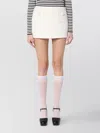 Marc Jacobs Ivory Textured Tweed Mini Skirt Women In Pink