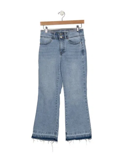 Pre-owned Marc Jacobs High-rise Flared Jeans In Blue