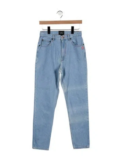 Pre-owned Marc Jacobs High-rise Straight Leg Jeans In Blue