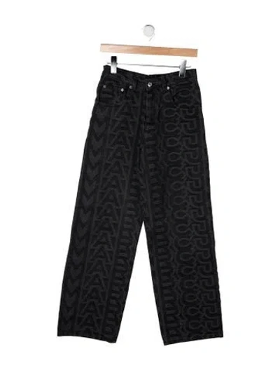Pre-owned Marc Jacobs High-rise Straight Leg Jeans In Grey