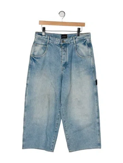Pre-owned Marc Jacobs High-rise Wide Leg Jeans In Blue