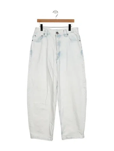 Pre-owned Marc Jacobs High-rise Wide Leg Jeans In Blue