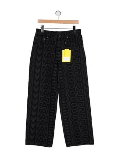 Pre-owned Marc Jacobs High-rise Wide Leg Jeans W/ Tags In Black