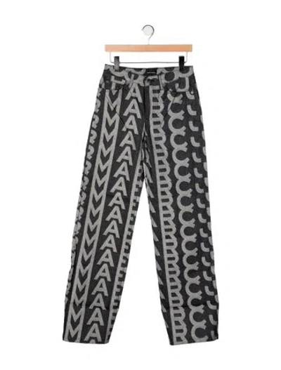 Pre-owned Marc Jacobs High-rise Wide Leg Jeans W/ Tags In Black