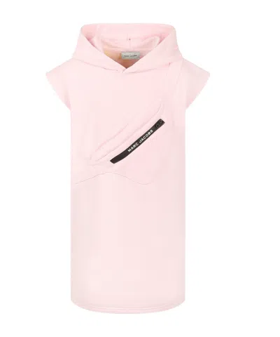 Marc Jacobs Hooded Dress In Pink
