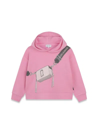 Marc Jacobs Kids' Hoodie In Fuchsia