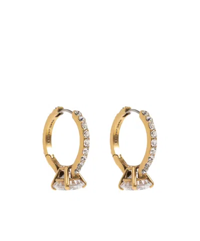 Marc Jacobs Hoop Earrings In Gold