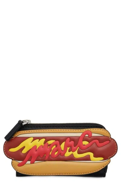 Marc Jacobs Hot Dog Top Zip Wallet In Multi