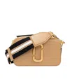 Marc Jacobs The Snapshot Crossbody Bags Brown In Nude