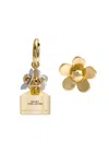 Marc Jacobs Icon Daisy Mini Gold-plated Stud And Hoop Earrings In Gold