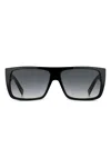 Marc Jacobs Icon Rectangle-frame Sunglasses In Black