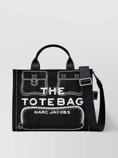Marc Jacobs Illusion Cargo Canvas Medium Tote Bag