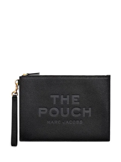 Marc Jacobs The Leather Pouch Black Bag