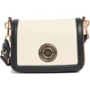 Marc Jacobs Insignia Messenger Crossbody Bag In Smoked Almond Multi