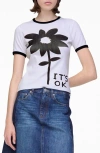 Marc Jacobs It's Ok Graphic Ringer T-shirt In White