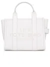 Marc Jacobs Leather Shopper Bag With Detachable Strap And Top Handles In White