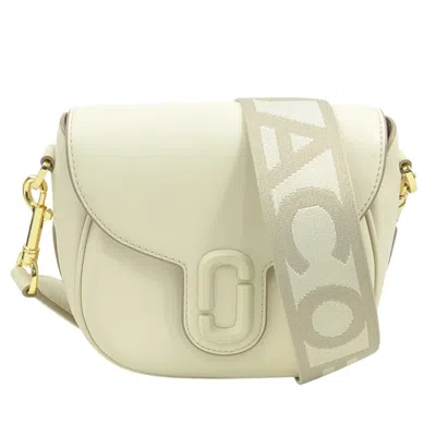 Pre-owned Marc Jacobs Ivory Leather Saddle Bag Shoulder Bag ()