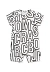 Marc Jacobs Ivory Romper For Babykids With Logo In White