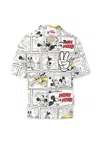 Marc Jacobs Ivory Shirt For Boy With Mickey Mouse In Ivory