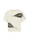 Marc Jacobs Logo Print T-shirt In Neutral