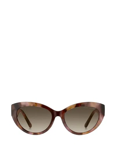 Marc Jacobs J Marc Cat-eye Sunglasses In Brown