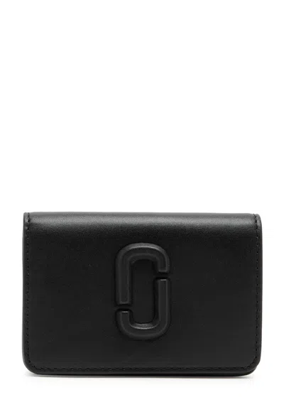 Marc Jacobs J Marc Leather Card Holder In Black