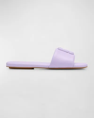 Marc Jacobs Logo-plaque Mules In 粉色