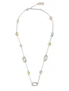 Marc Jacobs "j Marc Luxe Gem Station" Necklace In Gold