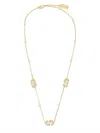 Marc Jacobs J Marc Luxe Station Necklace In Gold