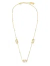 Marc Jacobs "j Marc Luxe Station" Necklace In Gold