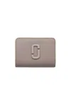 Marc Jacobs The Covered J Marc Mini Compact Wallet In Nude