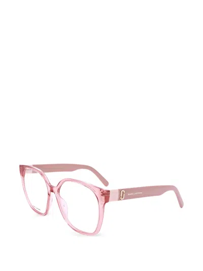 Marc Jacobs J Marc Round-frame Glasses In Pink