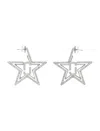 Marc Jacobs J Marc Star Hoop Earrings In Metallic