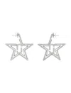 Marc Jacobs J Marc Star Hoop Earrings In Metallic