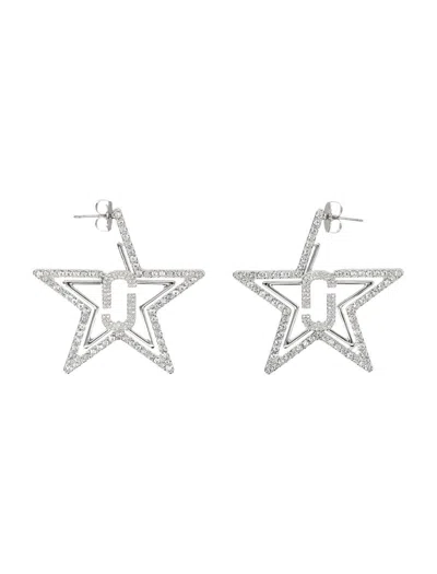 Marc Jacobs J Marc Star Hoop Earrings In Metallic